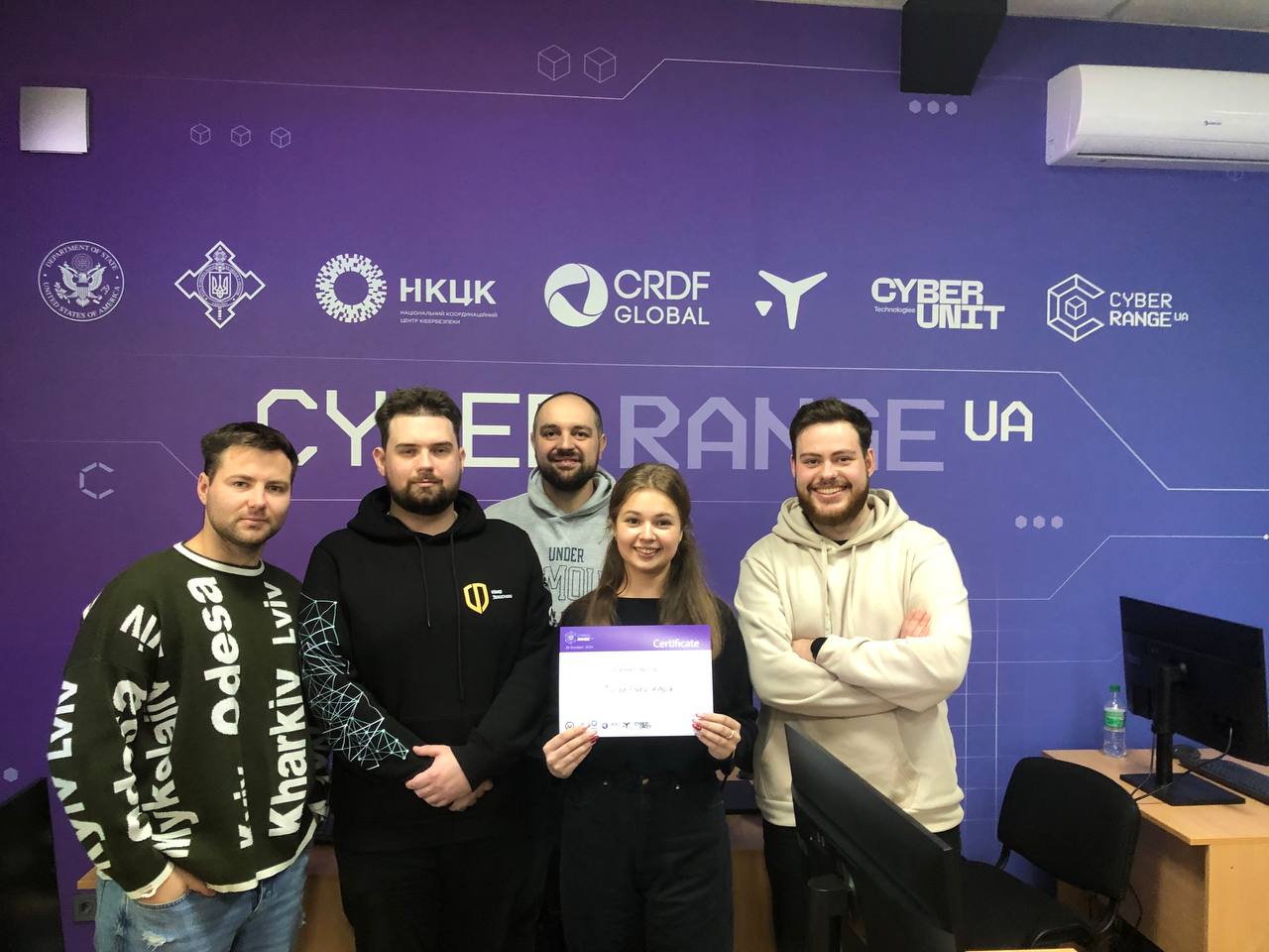 Завершення курсу навчання на базі Кіберполігону
